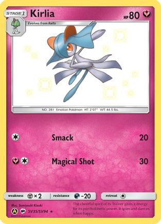 Kirlia (SV35/SV94) [Sun & Moon: Hidden Fates - Shiny Vault] - Trinity Hobby