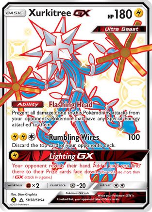 Xurkitree GX (SV58/SV94) [Sun & Moon: Hidden Fates - Shiny Vault] - Trinity Hobby