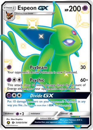 Espeon GX (SV60/SV94) [Sun & Moon: Hidden Fates - Shiny Vault] - Trinity Hobby