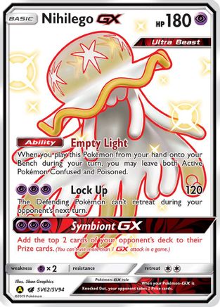 Nihilego GX (SV62/SV94) [Sun & Moon: Hidden Fates - Shiny Vault] - Trinity Hobby