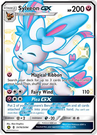 Sylveon GX (SV76/SV94) [Sun & Moon: Hidden Fates - Shiny Vault] - Trinity Hobby