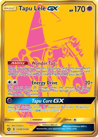 Tapu Lele GX (SV94/SV94) [Sun & Moon: Hidden Fates - Shiny Vault] - Trinity Hobby