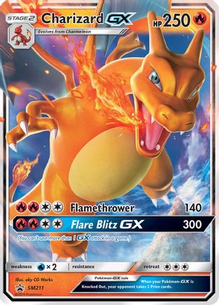Charizard GX (SM211) [Sun & Moon: Black Star Promos] - Trinity Hobby