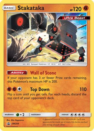 Stakataka (SM209) [Sun & Moon: Black Star Promos] - Trinity Hobby