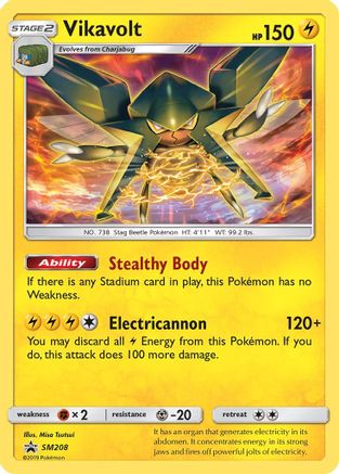 Vikavolt (SM208) [Sun & Moon: Black Star Promos] - Trinity Hobby