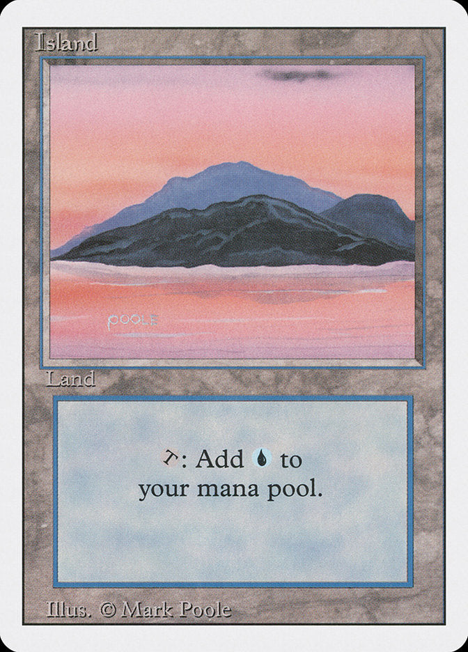 Island (Sunset / Signature on Left) [Revised Edition] - Trinity Hobby