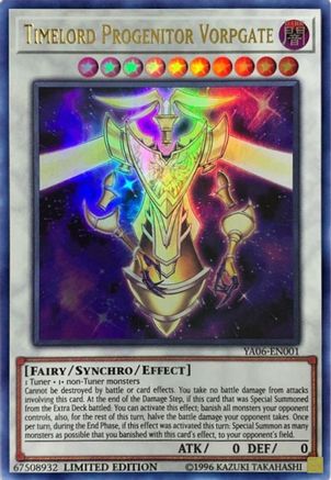 Timelord Progenitor Vorpgate [YA06-EN001] Ultra Rare - Trinity Hobby
