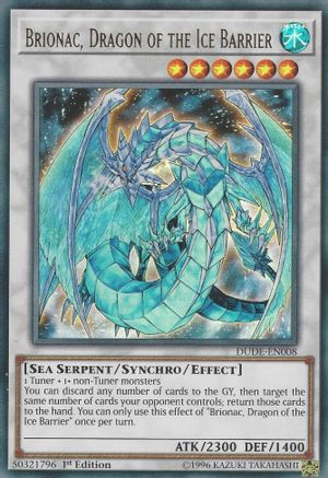 Brionac, Dragon of the Ice Barrier [DUDE-EN008] Ultra Rare - Trinity Hobby