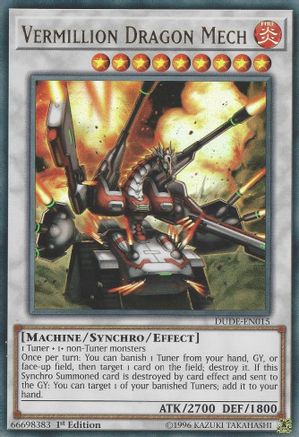 Vermillion Dragon Mech [DUDE-EN015] Ultra Rare - Trinity Hobby