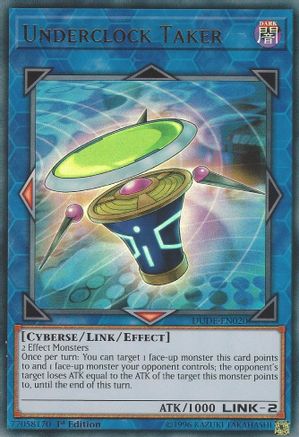 Underclock Taker [DUDE-EN020] Ultra Rare - Trinity Hobby