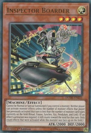 Inspector Boarder [DUDE-EN031] Ultra Rare - Trinity Hobby