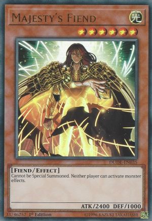 Majesty's Fiend [DUDE-EN035] Ultra Rare - Trinity Hobby