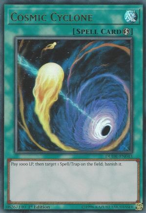 Cosmic Cyclone [DUDE-EN043] Ultra Rare - Trinity Hobby