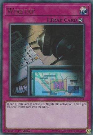 Wiretap [DUDE-EN054] Ultra Rare - Trinity Hobby