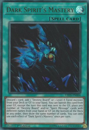 Dark Spirit's Mastery [LED5-EN004] Ultra Rare - Trinity Hobby