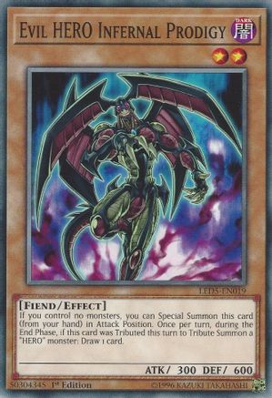 Evil Hero Infernal Prodigy [LED5-EN019] Common - Trinity Hobby