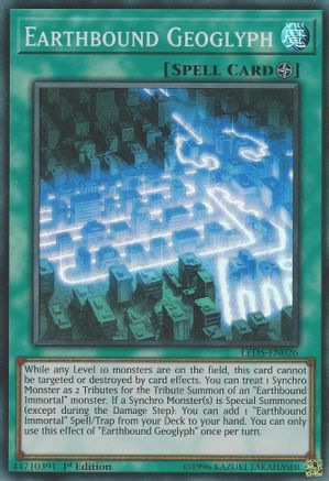 Earthbound Geoglyph [LED5-EN026] Super Rare - Trinity Hobby