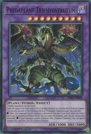 Predaplant Triphyoverutum [LED5-EN045] Super Rare - Trinity Hobby