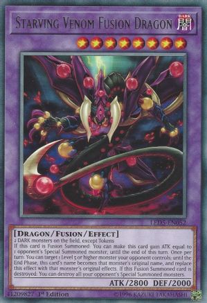 Starving Venom Fusion Dragon [LED5-EN052] Rare - Trinity Hobby
