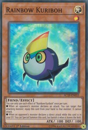 Rainbow Kuriboh [AC19-EN010] Super Rare - Trinity Hobby
