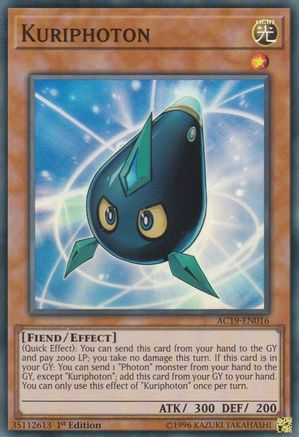 Kuriphoton [AC19-EN016] Super Rare - Trinity Hobby