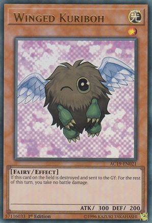 Winged Kuriboh [AC19-EN021] Ultra Rare - Trinity Hobby