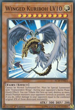 Winged Kuriboh LV10 [AC19-EN023] Super Rare - Trinity Hobby