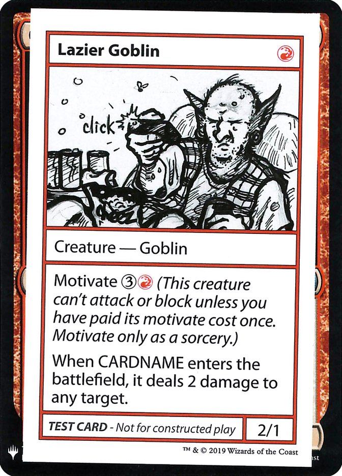 Lazier Goblin [Mystery Booster Playtest Cards] - Trinity Hobby