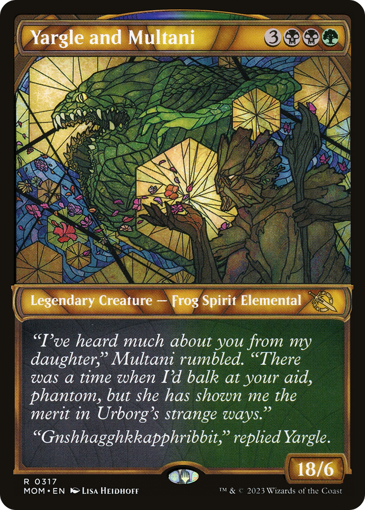 Yargle and Multani (Showcase Planar Booster Fun) [March of the Machine] - Trinity Hobby
