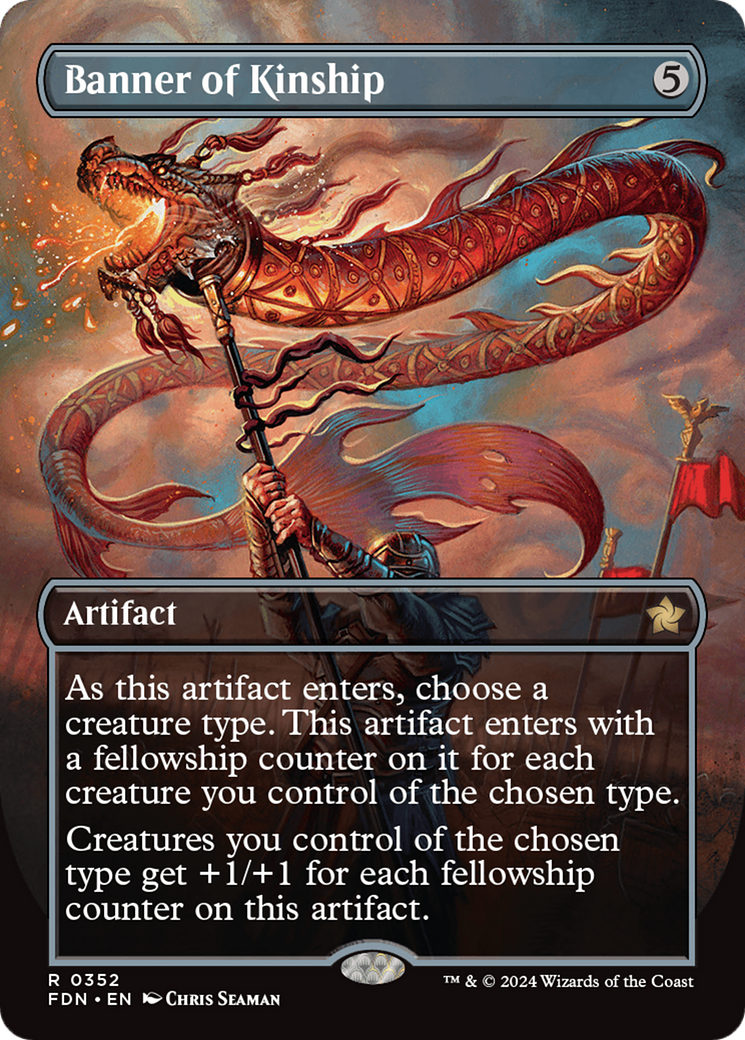 Banner of Kinship (Borderless) [Foundations] - Trinity Hobby