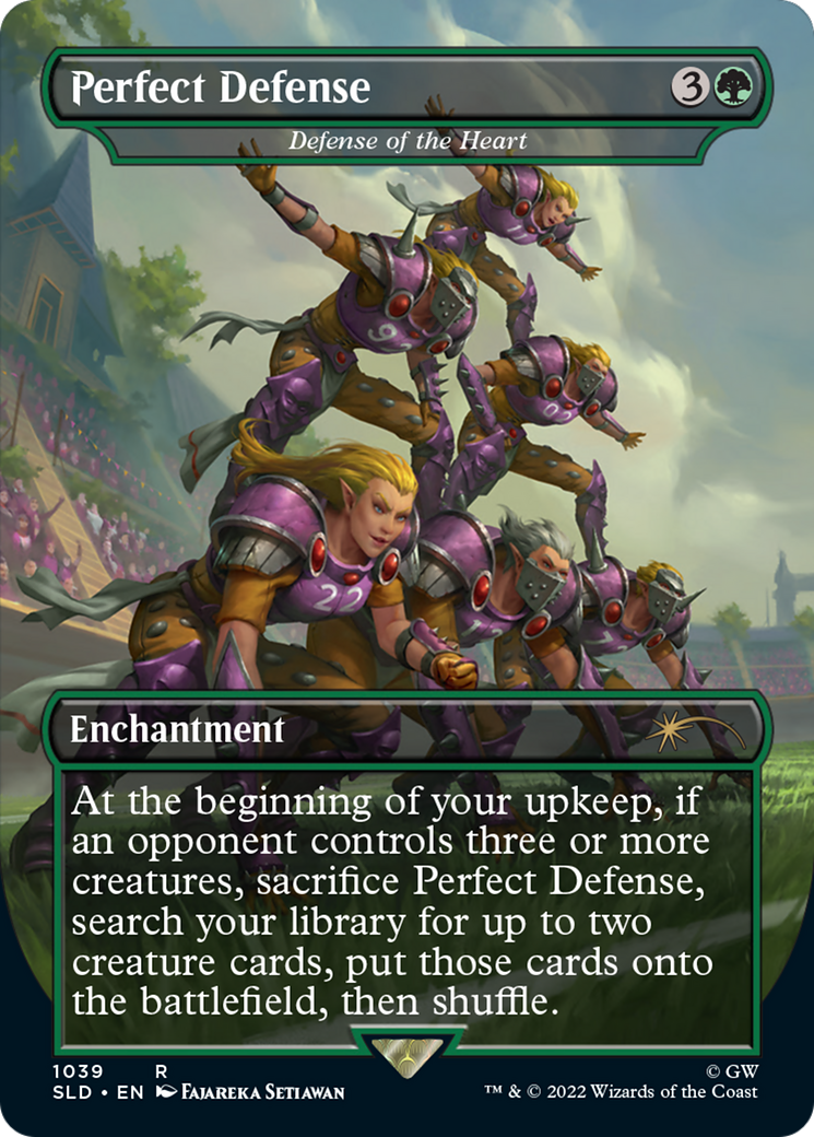Perfect Defense - Defense of the Heart (Borderless) [Secret Lair Drop Series] - Trinity Hobby