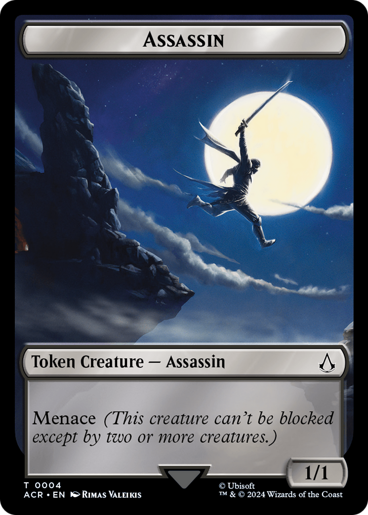 Assassin Token  (ACR-004) - [Assassin's Creed Tokens] - Trinity Hobby