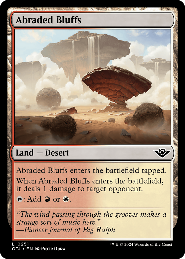 Abraded Bluffs [Outlaws of Thunder Junction] - Trinity Hobby