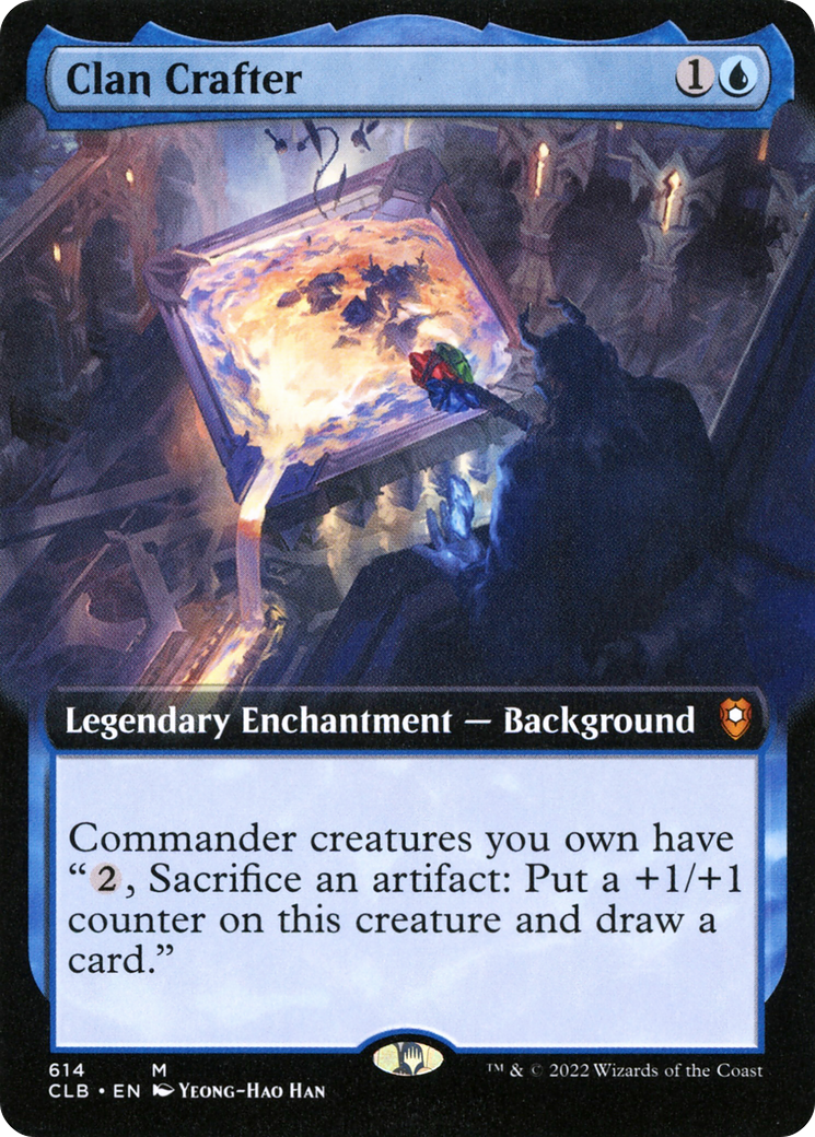 Clan Crafter (Extended Art) [Commander Legends: Battle for Baldur's Gate] - Trinity Hobby