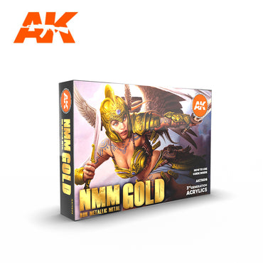 AK Interactive 3G Non Metallic Metal - Gold Set