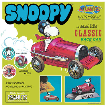 Atlantis Snoopy and his Race Car