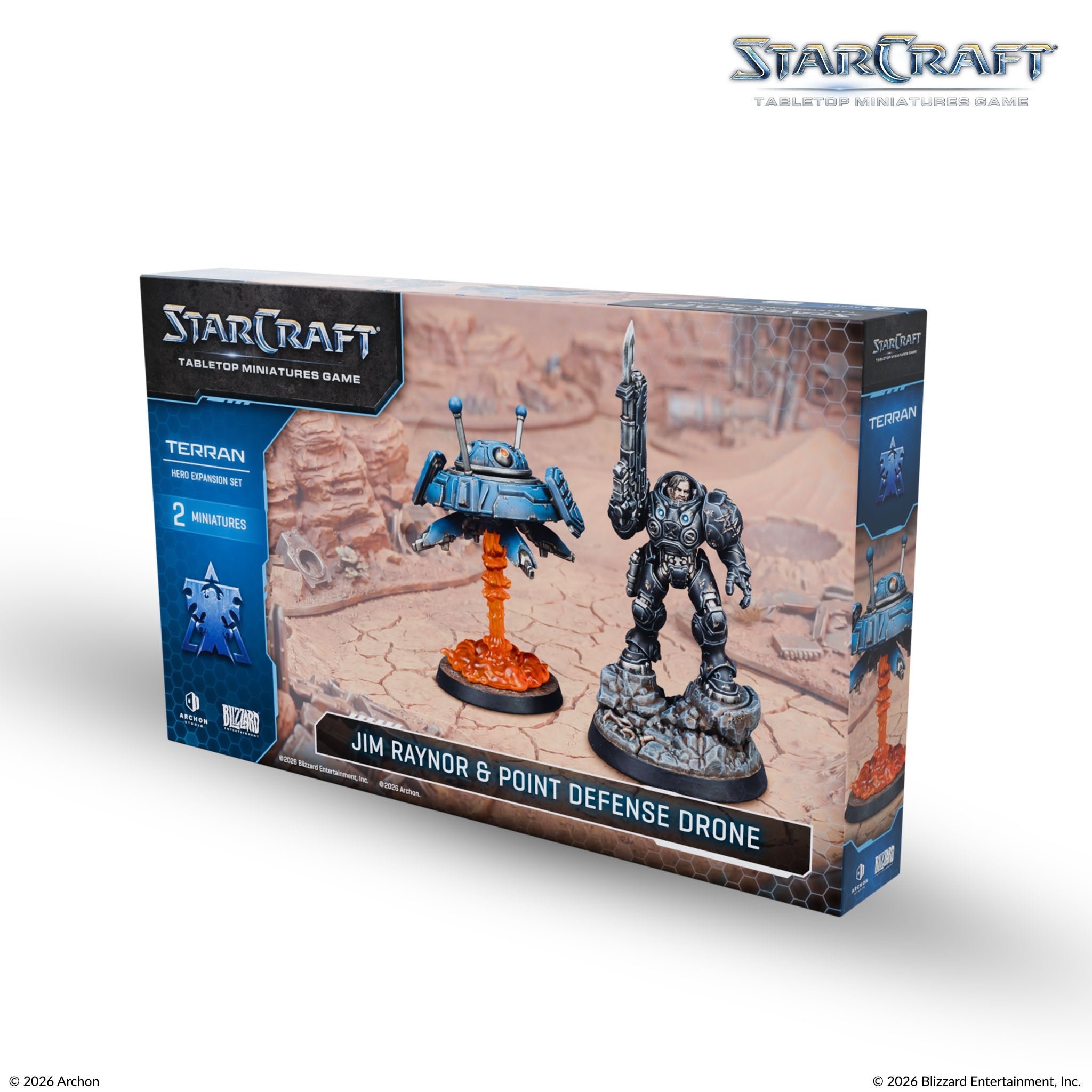 [Pre-Order] STARCRAFT TERRAN JIM RAYNOR AND POINT DEFENSE DRONE
 (ETA 2026-05-30) - Trinity Hobby