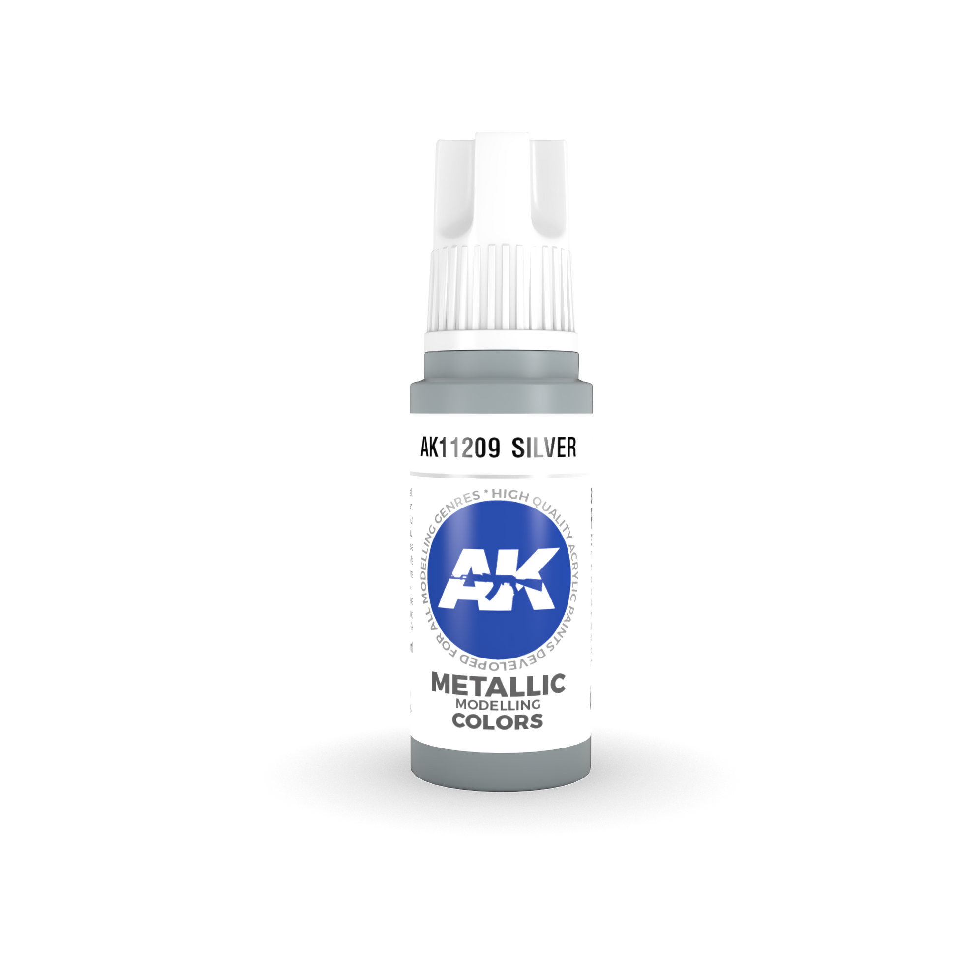 AK Interactive 3G Acrylic Silver 17ml - Trinity Hobby