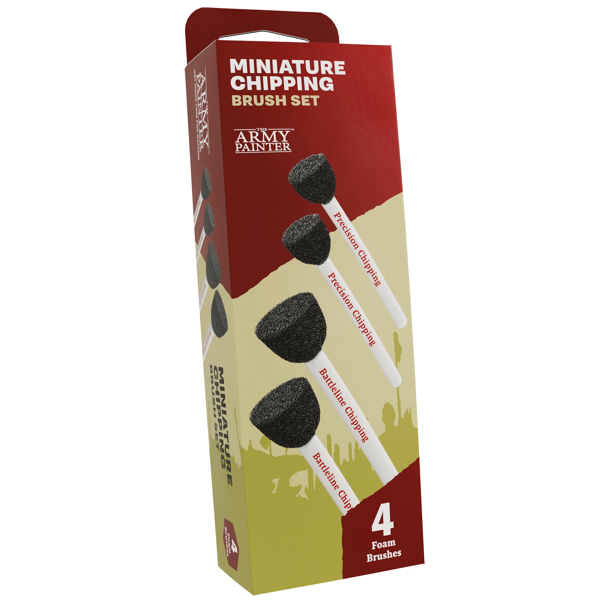 Army Painter Miniature Chipping Brush Set - Trinity Hobby