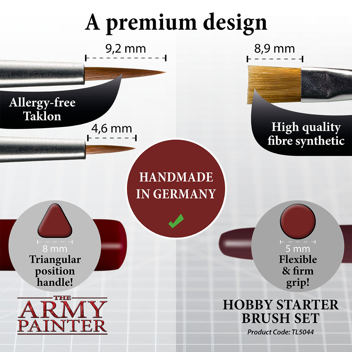 Army Painter Hobby Starter Brush Set - Trinity Hobby