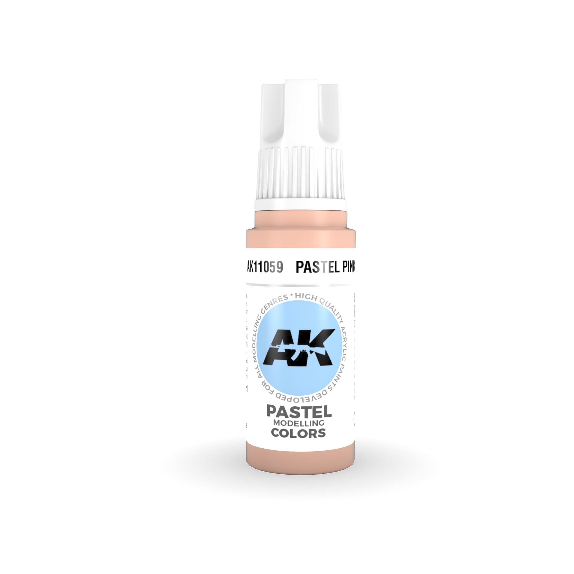 AK Interactive 3G Acrylic Pastel Pink 17ml - Trinity Hobby