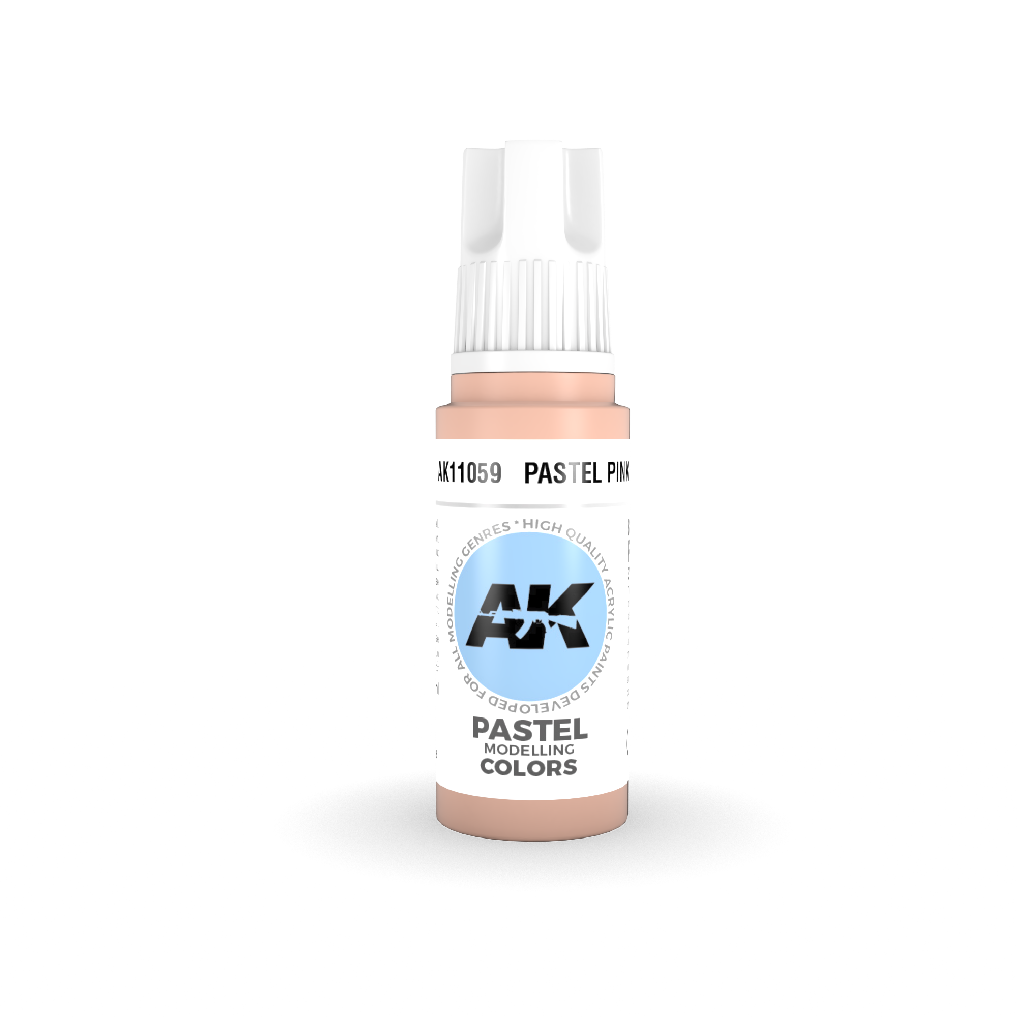 AK Interactive 3G Acrylic Pastel Pink 17ml - Trinity Hobby