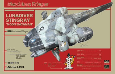 Hasegawa 1/35 Maschinen Krieger Ma.K. Lunadiver Stingray 'Moon Snowman'