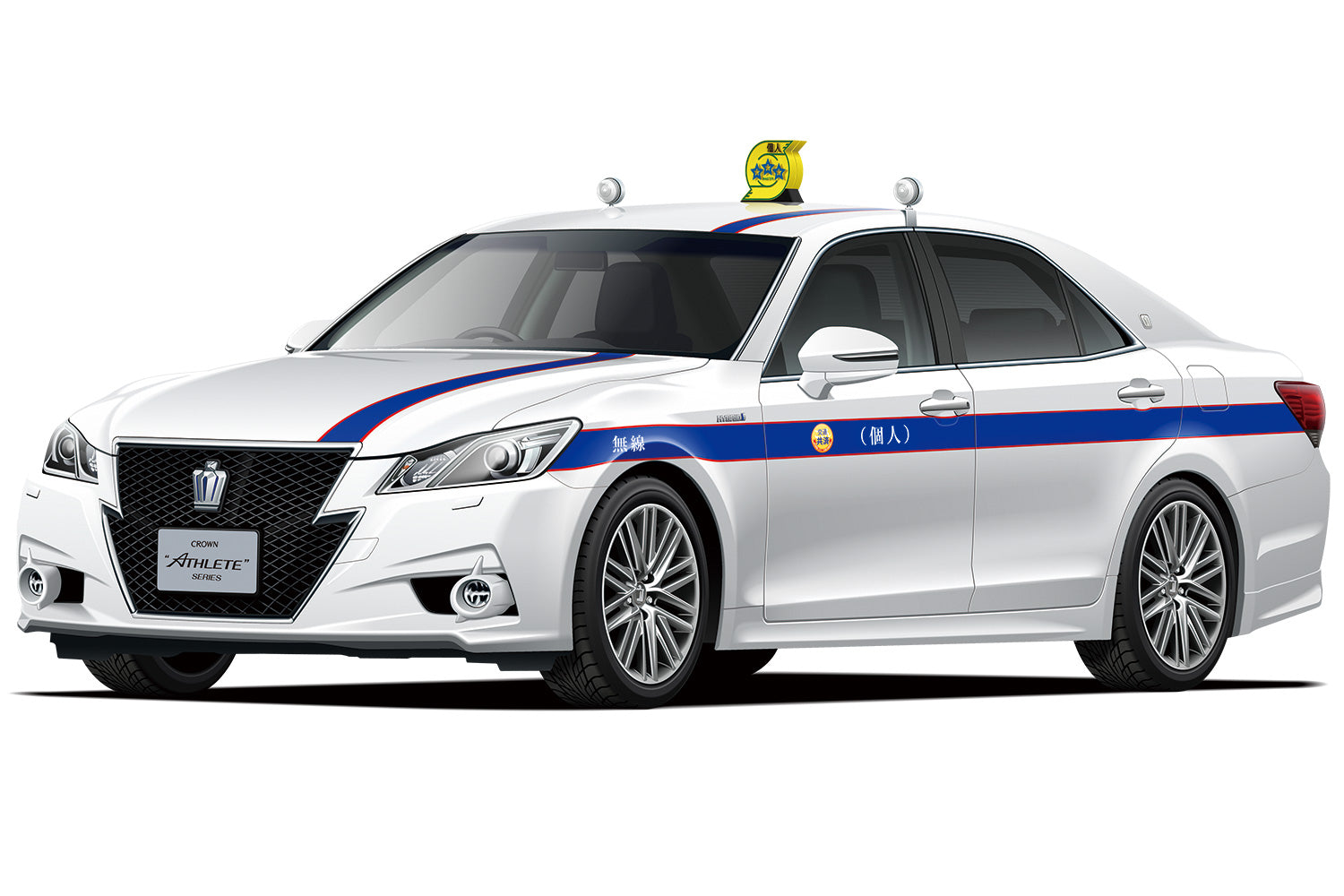 Aoshima 1/24 Toyota ARS210 Crown Athlete '13 Tokyo Individual Taxi Cooperative - Trinity Hobby