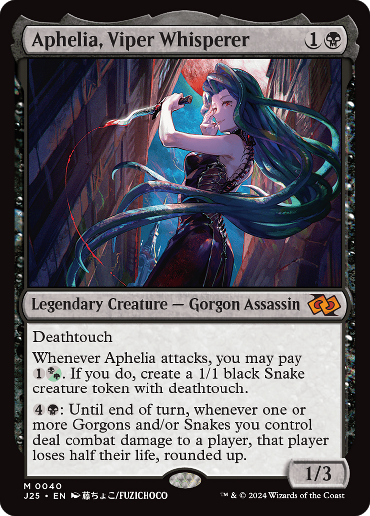 Aphelia, Viper Whisperer (Anime) [Foundations Jumpstart] - Trinity Hobby