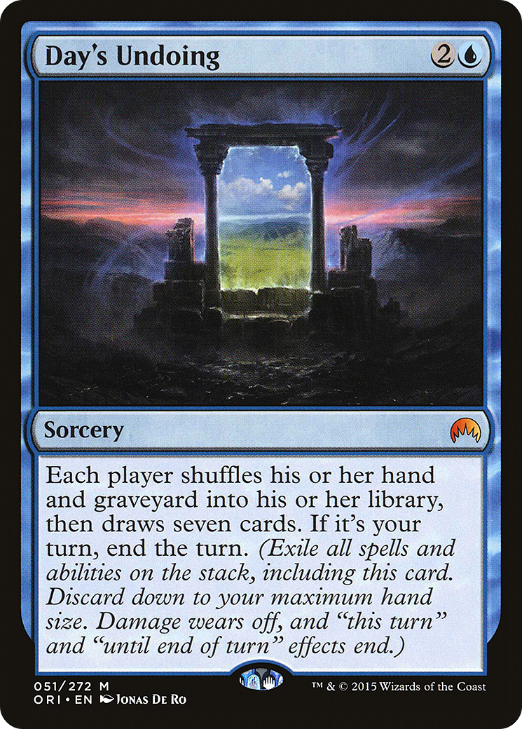 Day's Undoing [Magic Origins] - Trinity Hobby