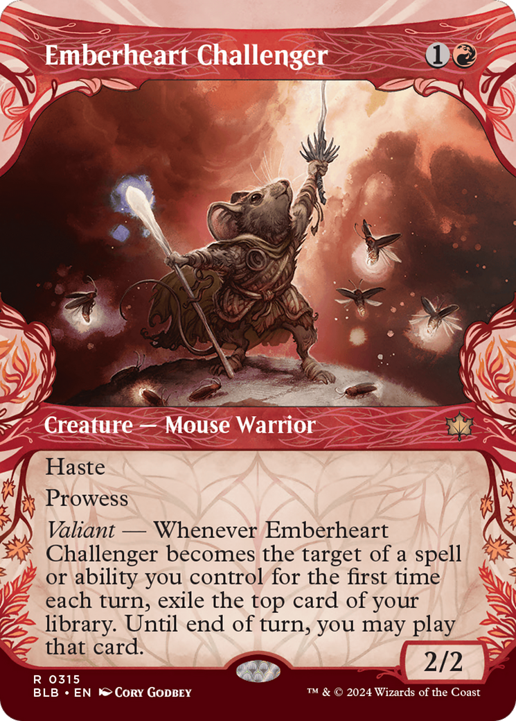 Emberheart Challenger (Showcase) [Bloomburrow] - Trinity Hobby