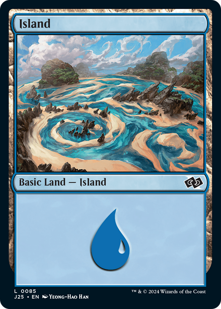 Island (85) [Foundations Jumpstart] - Trinity Hobby