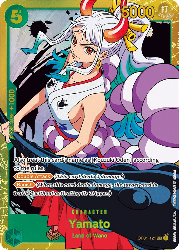 Yamato (OP01-121) - [Romance Dawn] Foil - Trinity Hobby