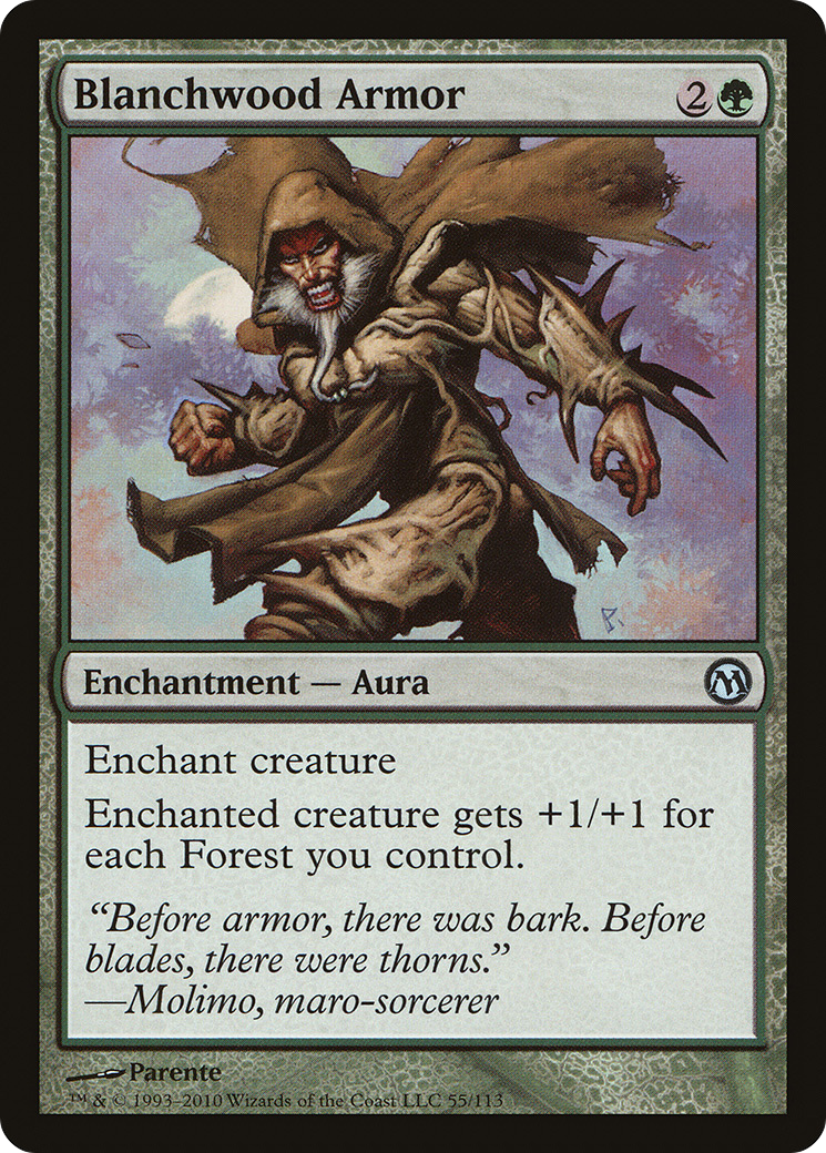 Blanchwood Armor [Duels of the Planeswalkers] - Trinity Hobby